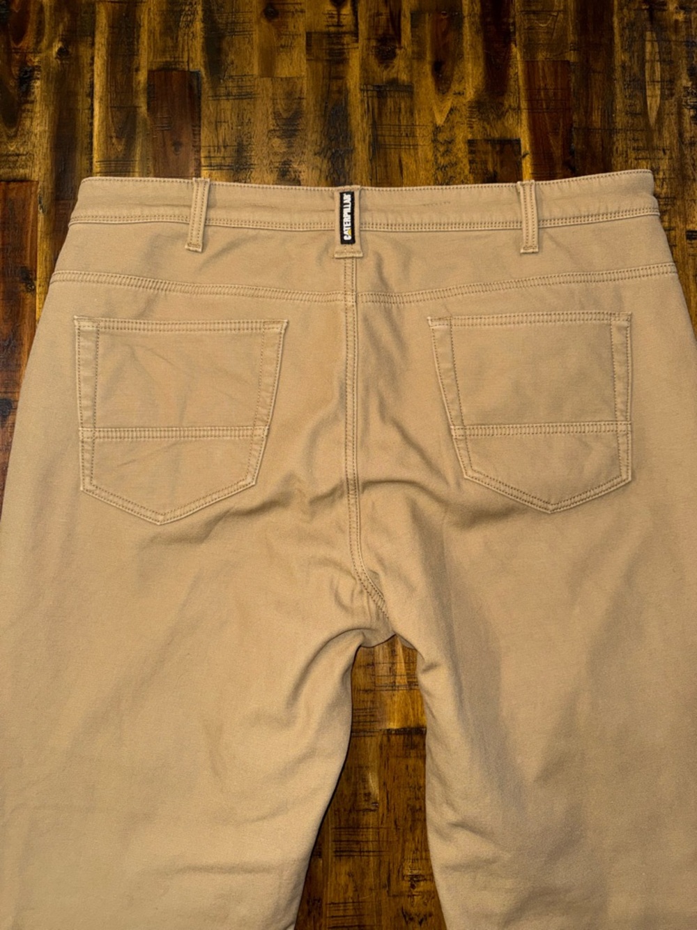 ๐ Men's CAT fleece lined pants. Durable, warm. sz 40x32 caterpillar thick NWOT - Picture 5 of 7